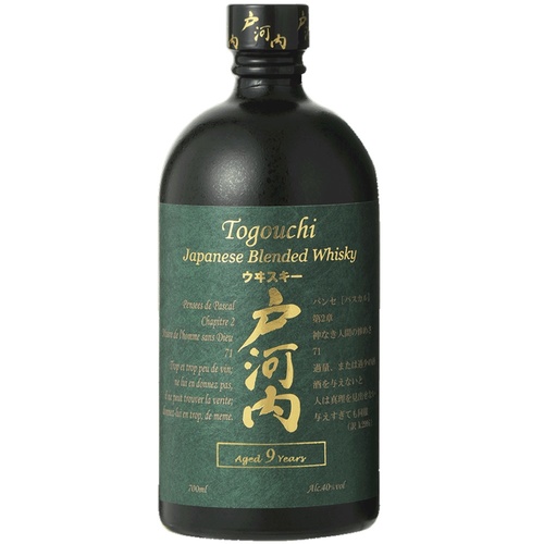 WHISKY JAPON BLEND TOGOUCHI 9 ANS 40% 70CL