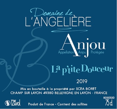 La P'tite Douceur 2020 Domaine De L'angeliere 0.75 Cl