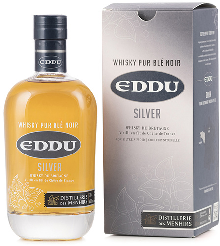 WHISKY FRANCE PUR BLE NOIR EDDU SILVER 43% 70CL