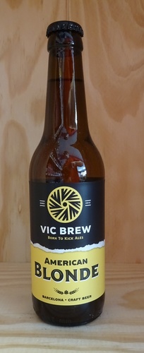 VIC BREWERY AMERICAN BLONDE BIERE CATALOGNE ESPAGNE 5% 33 CL