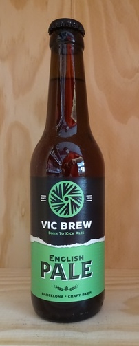 VIC BREWERY ENGLISH PALE ALE BIERE CATALOGNE ESPAGNE 4.8% 33 CL