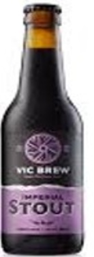 Vic Brewery Imperial Stout Biere Catalogne Espagne 8% 33 Cl
