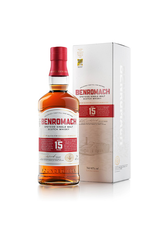 WHISKY ECOSSE SPEYSIDE SGM BENROMACH 15 ANS 43% 70CL