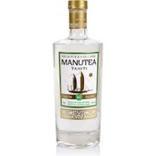 RHUM POLYNESIE FRANCAISE TAHITI MANUTEA BLANC  40° 70 CL 40%
