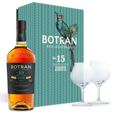 Botran 15 Ans Coffret 2 Verres 40%