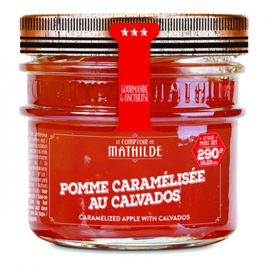 Confiture Pomme Caramelisee Au Calvados 290 G