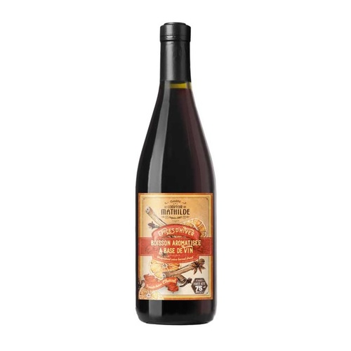BOISSON AROMATISEE A BASE DE VIN ET D'EPICE D'HIVER 12% 75 CL