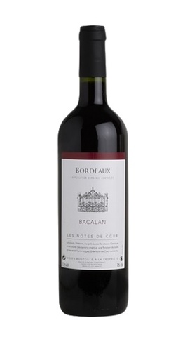 AOP BORDEAUX Rouge BACALAN NOTES DE COEUR 2018