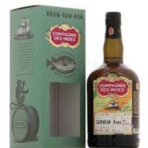 RHUM LA COMPAGNIE DES INDES CARRIBEAN MULTI DISTILLERIES 8 ANS 43% 70 CL