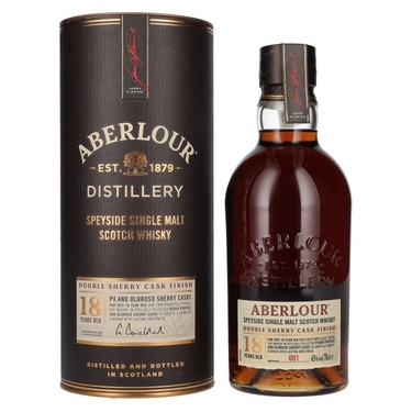Whisky Ecosse Speyside Aberlour 18 Ans Double Sherry Cask Finish 70 Cl 43%