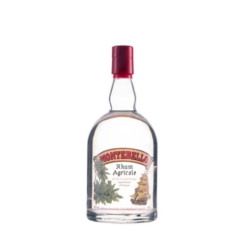 GUADELOUPE RHUM BLANC MONTEBELLO WINCH 50% 70 CL