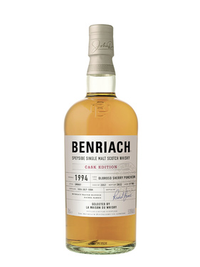 Whisky Ecosse Speyside Benriach 27 Ans 1994 First-fill Smoky Oloroso Puncheon Single Cask Antipodes 