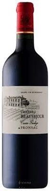 Bordeaux Fronsac Chateau Beausejour Cuvee Prestige 2014 - 75 Cl 13%