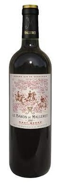 Bordeaux Haut Medoc Le Baron De Malleret Rouge 2021 Chateau De Malleret 75 Cl 13.5%