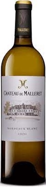 Bordeaux Chateau De Malleret Blanc 2021 - 75 Cl