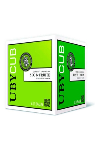 BIB 5L VIN DE FRANCE BLANC UBY CUB
