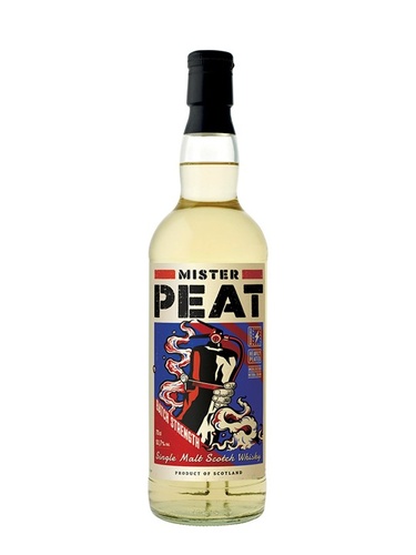 ECOSSE LOWLANDS SINGLE MALT MISTER PEAT BATCH STREGTH 70 CL 53.7 %