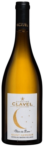 CLAIR DE LUNE BLANC 2023 CDR VILLAGE SAINT GERVAIS DOMAINE CLAIRE CLAVEL 75 CL