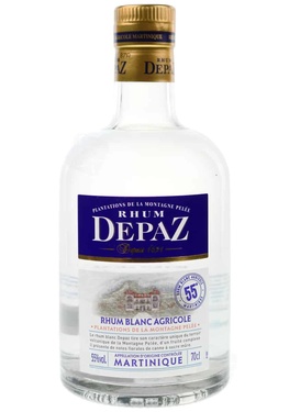 Martinique Rhum Depaz  Blanc 55% - 70 Cl