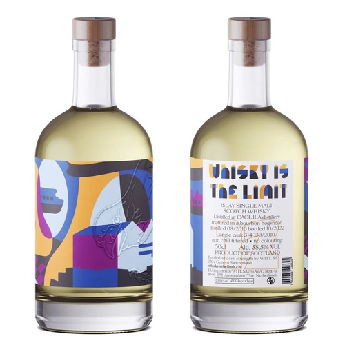 CAOL ILA 12 ANS 2ND FILL BOURBON HOGSHEAD 70 CL 58.5%