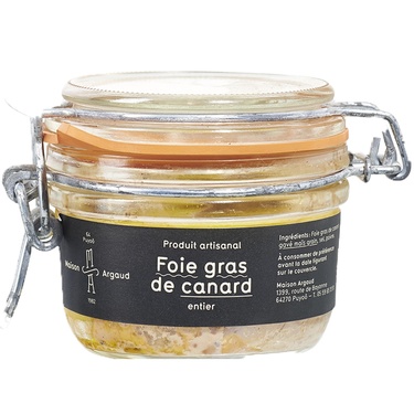 Maison Argaud Foie Gras De Canard Entier Bocal Sterilise 115g Issu De Canard Lr